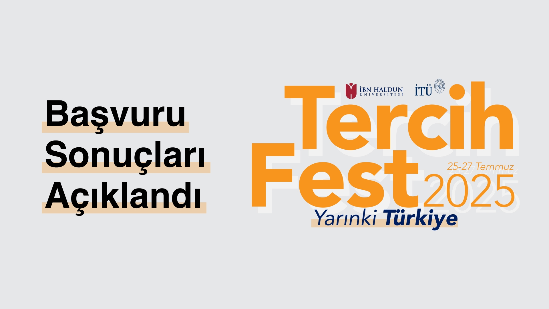 TercihFest 2025 Katılımcıları Belli Oldu