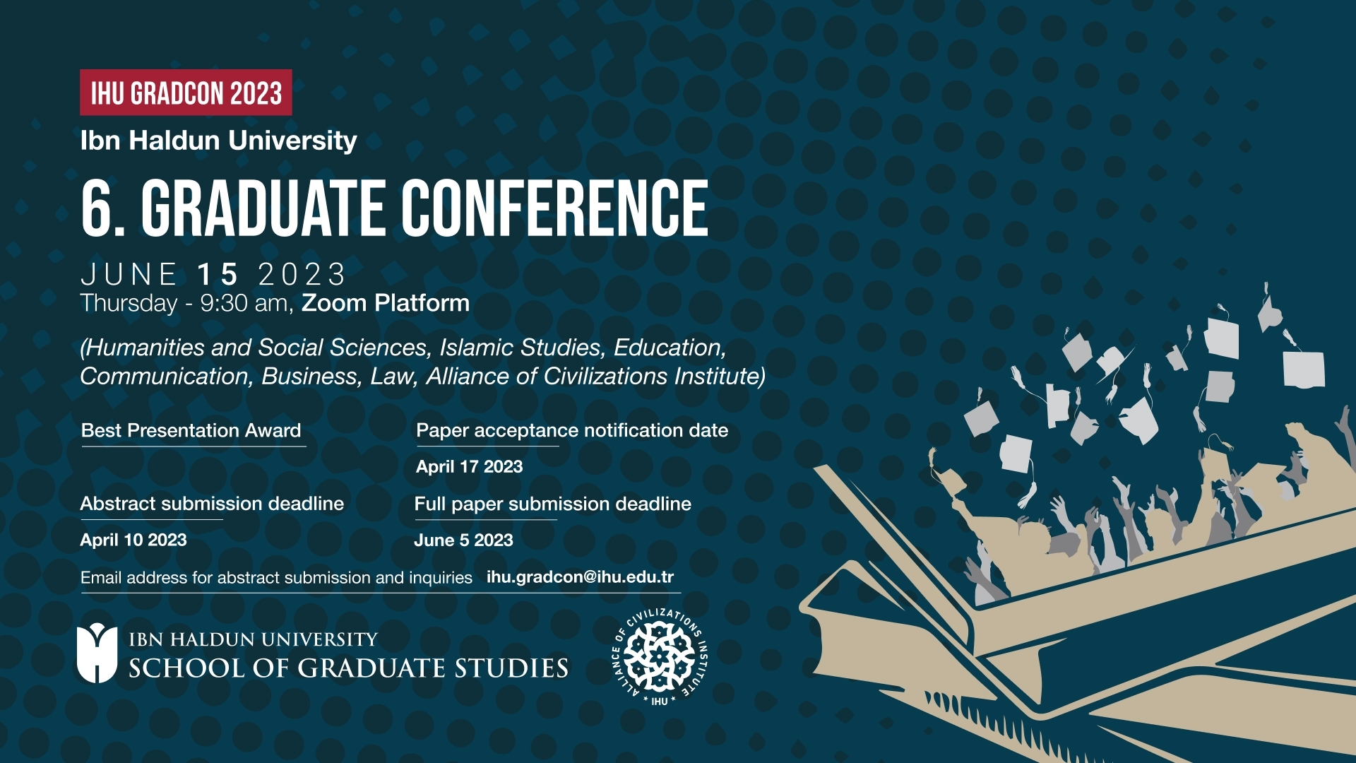 6th Graduate Studies Conference: IHU GRADCON 2023