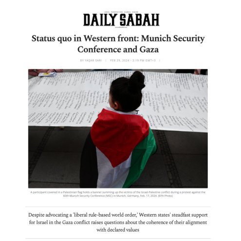 Status quo in Western front: Munich Security Conference and Gaza