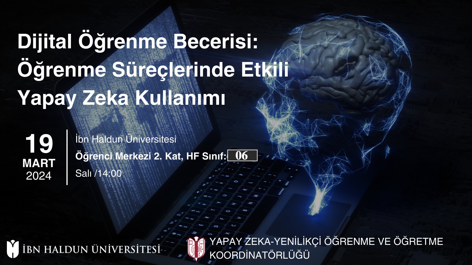 Dijital Öğrenme Becerisi: Öğrenme Süreçlerinde Etkili Yapay Zeka Kullanımı Atölyesi