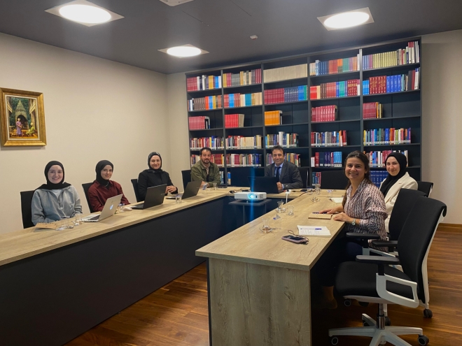 Meeting was held with the Library Team for Artificial Intelligence Course in Social Sciences