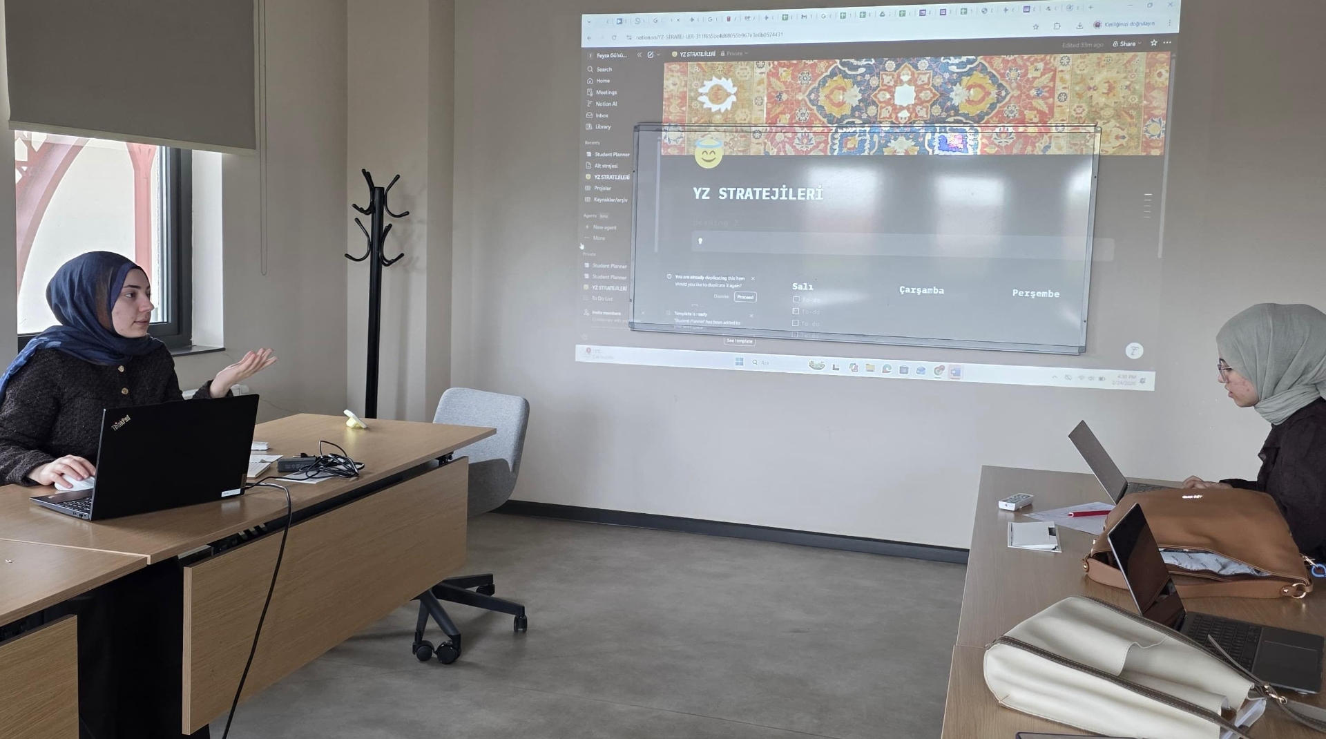 Öğrencilerimize Yönelik “Dijital Çağda Bilgi Yönetimi: Akademik Başarı için Notion ve YZ Stratejileri” Eğitimi Gerçekleştirildi