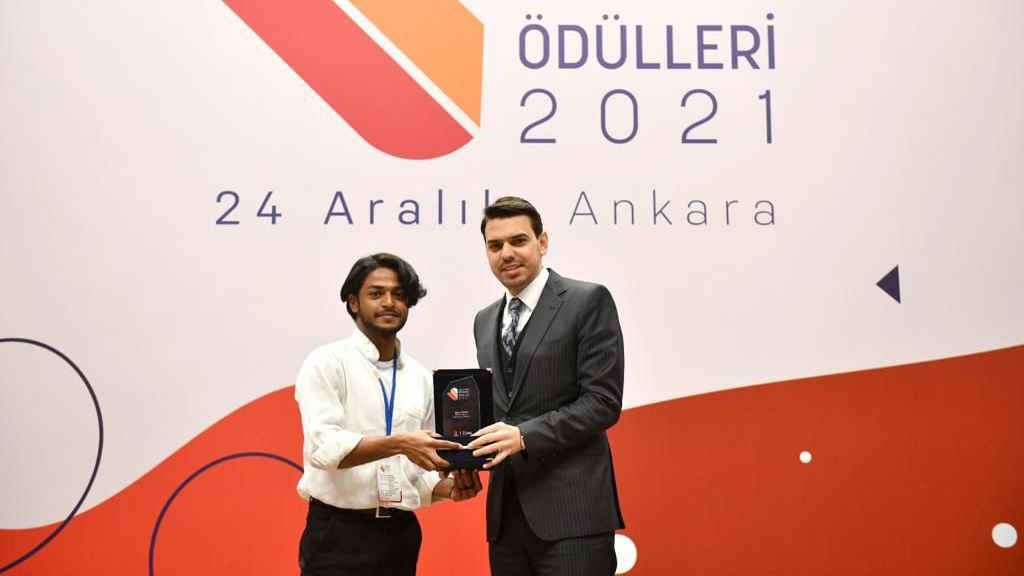 Our student placed second in the International Student Awards - 2021