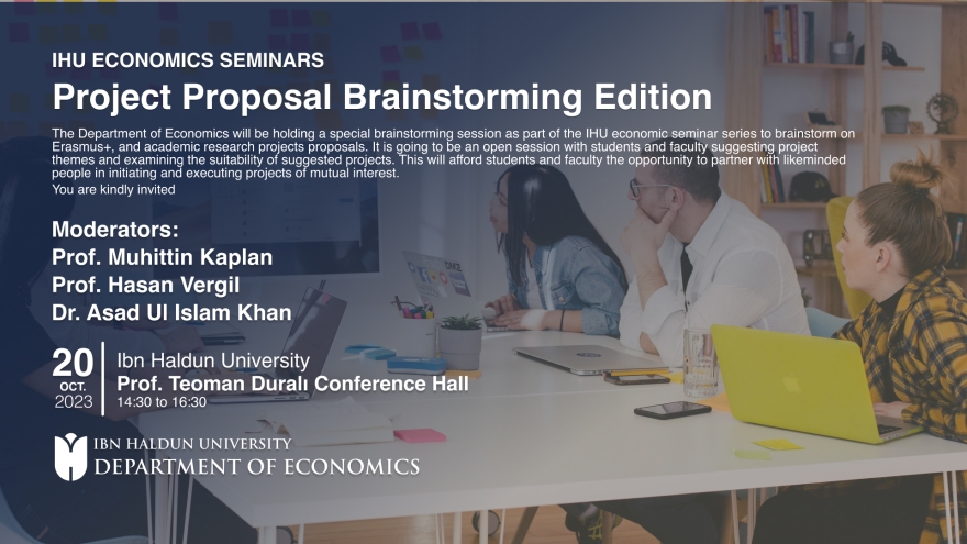 IHU Economic Seminar Series' Project Proposal Brainstorming Edition