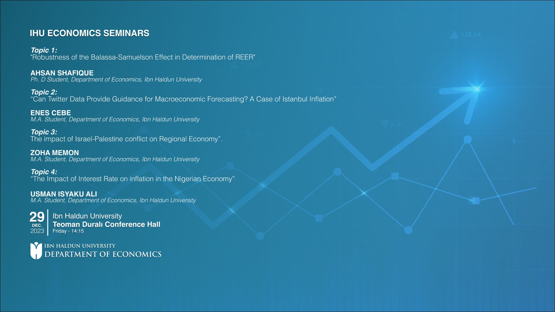 IHU Economics Seminars