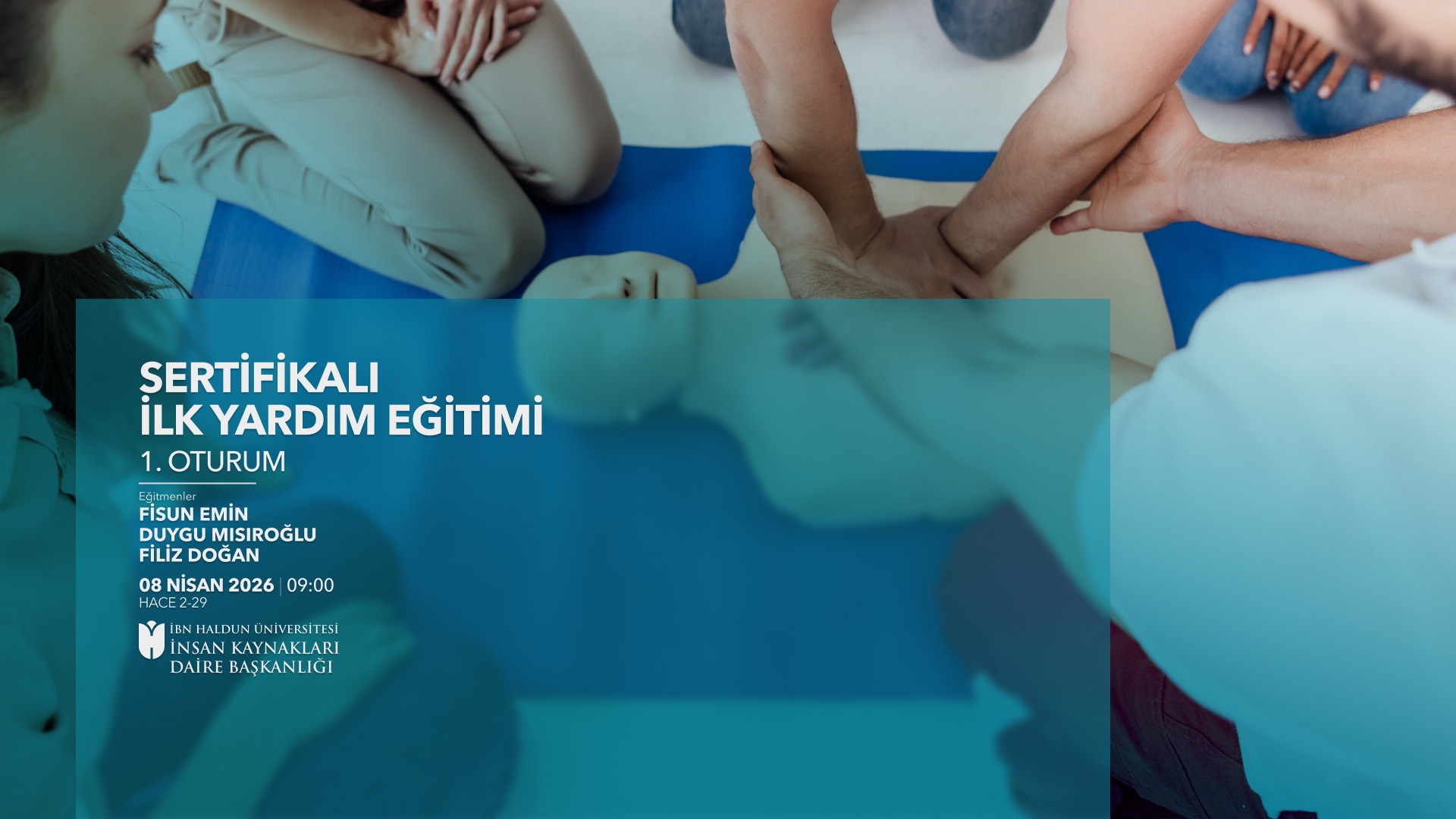 Certified First Aid Training - April 2026