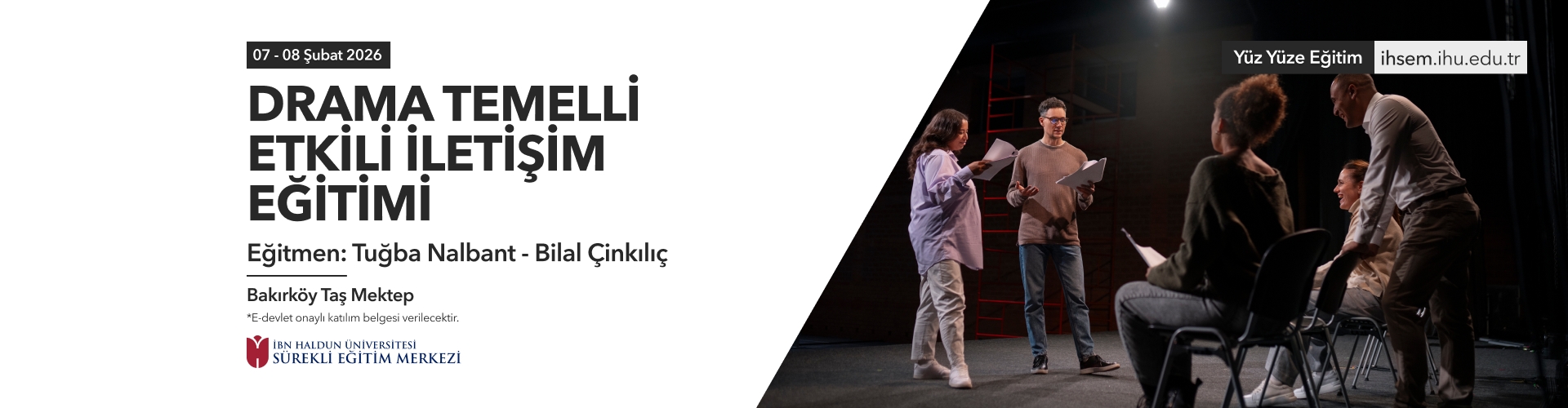 Drama Temelli Etkili İletişim Eğitimi