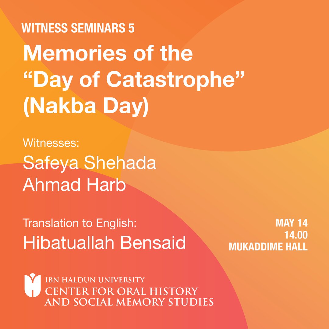 Memories of the 'Day of Catastrophe' (Nakba Day)