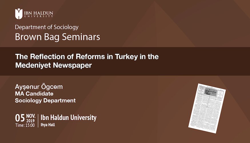 The Reflections of Reforms in Turkey in the Medeniyet Newsletter