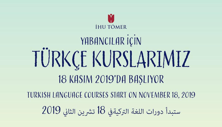 İHÜ TÖMER İkinci Modül Dersleri 18 Kasım 2019'da Başlıyor