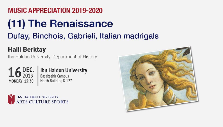 The Renaissance: Dufay, Binchois, Gabrieli, Italian Madrigals