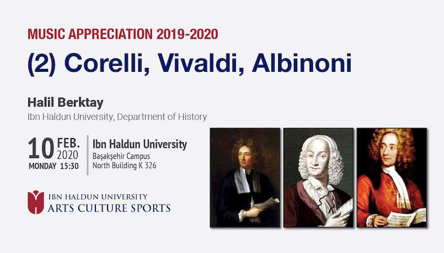 Music Appreciation 2019-2020: Corelli, Vivaldi, Albinoni