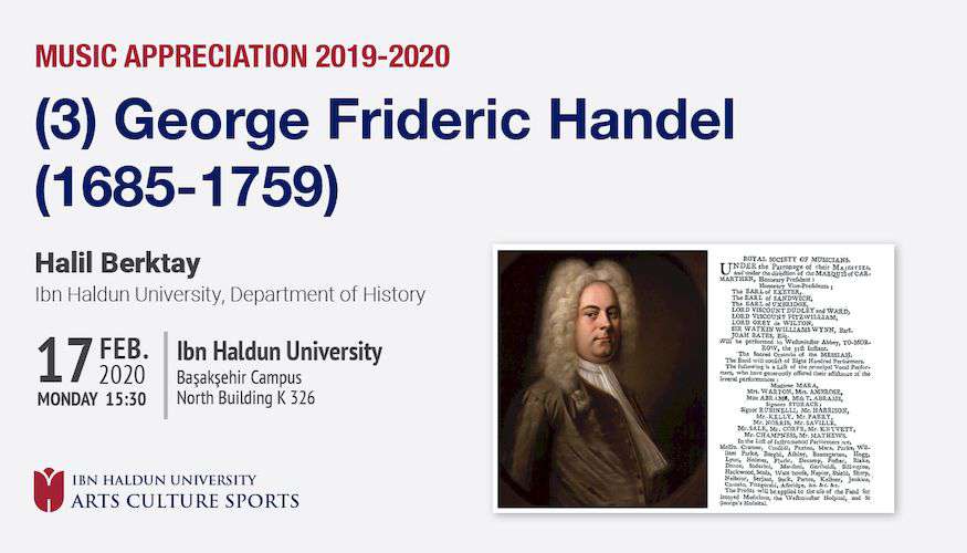 Music Appreciation: George Frideric Handel