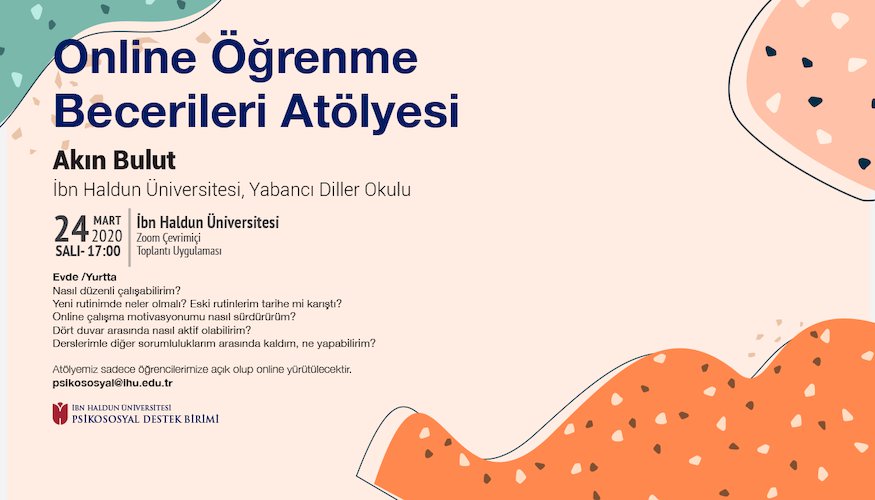 Online Öğrenme Becerileri Atölyesi