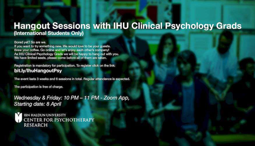 Hangout Sessions with IHU Clinical Psychology Grads
