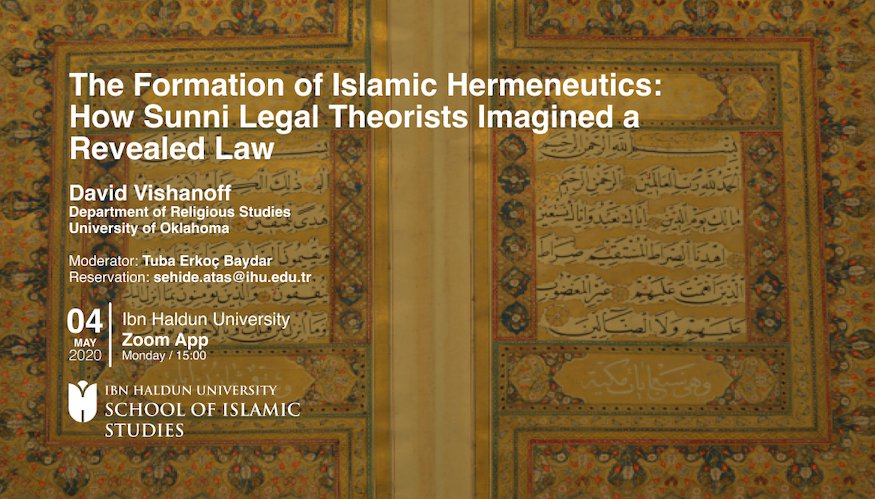 The Formation of Islamic Hermeneutics: How Sunni Legal Theorists Imagined a Revealed Law