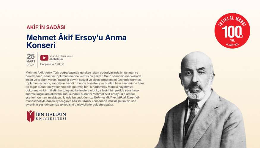 Âkif'in Sadâsı: Mehmet Âkif Ersoy'u Anma Konseri