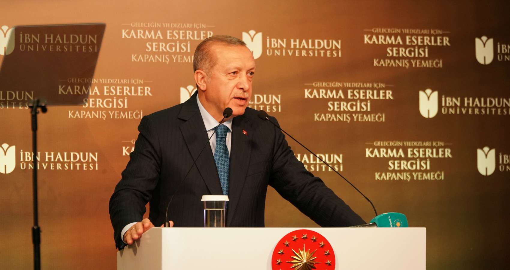 'Geleceğin Yıldızları İçin Karma Eserler Sergisi'nin Kapanış Yemeği Cumhurbaşkanı Erdoğan’ın Katılımıyla Gerçekleşti