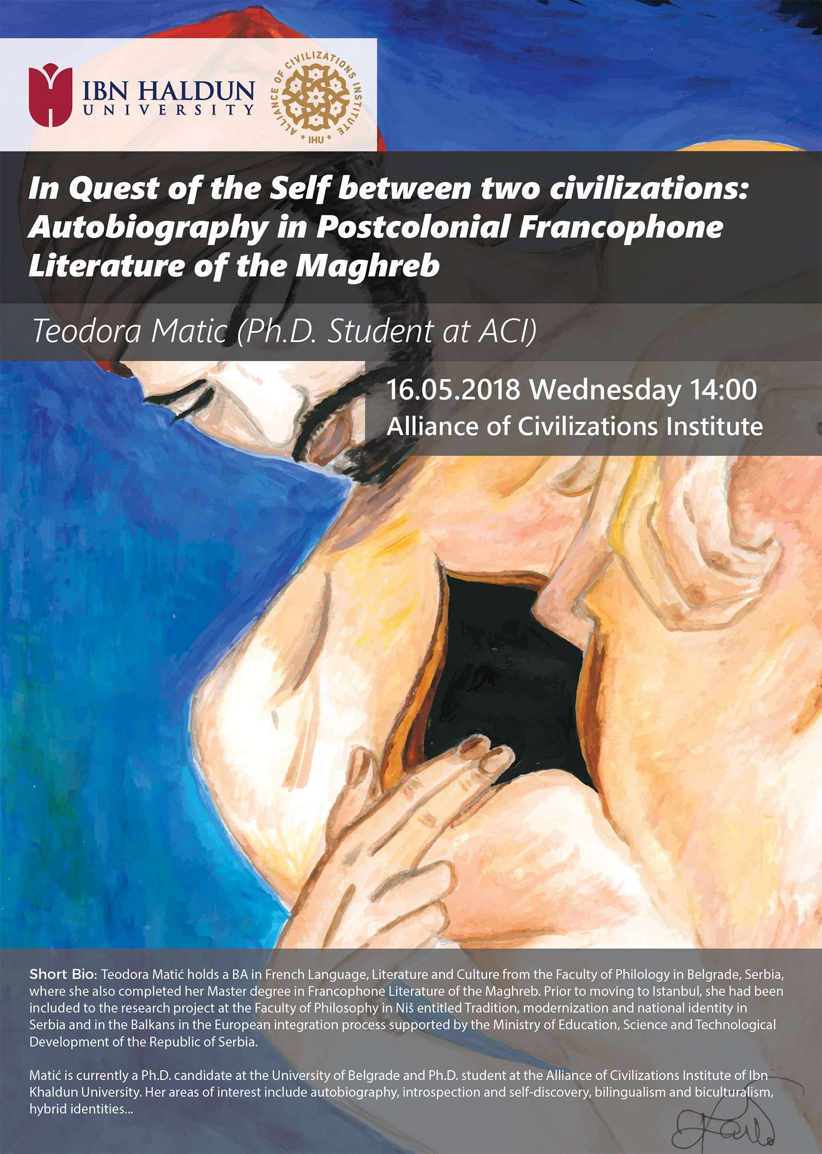 In Quest of the Self between two civilizations:  Autobiography in Postcolonial Francophone  Literature of the Maghreb