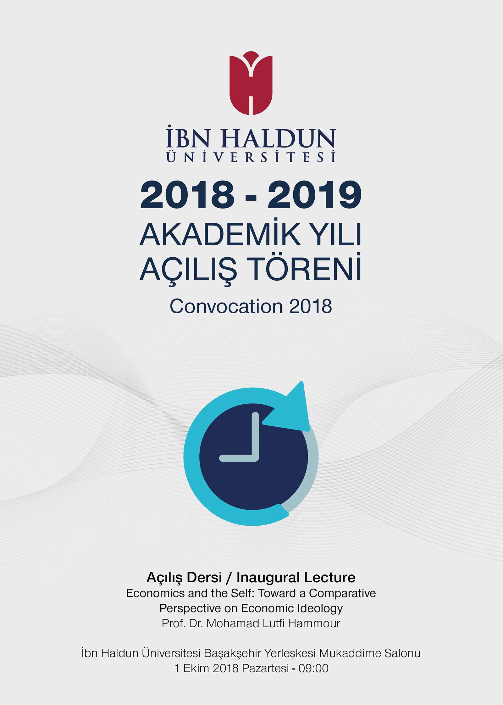 İbn Haldun Üniversitesi 2018-2019 Akademik Yılı Açılış Töreni