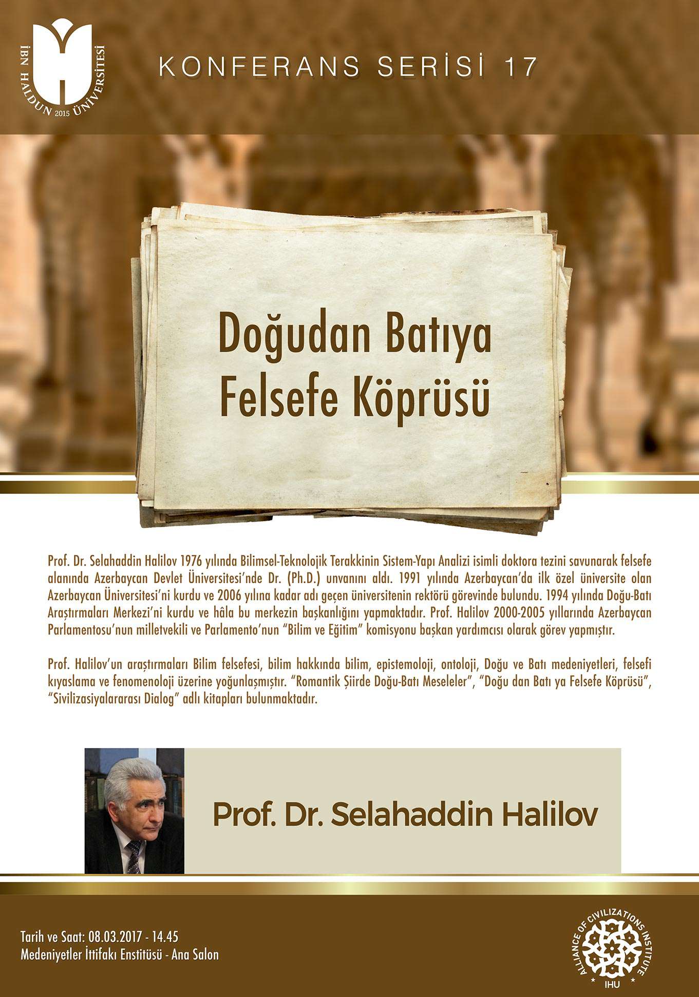 Doğudan Batıya Felsefe Köprüsü