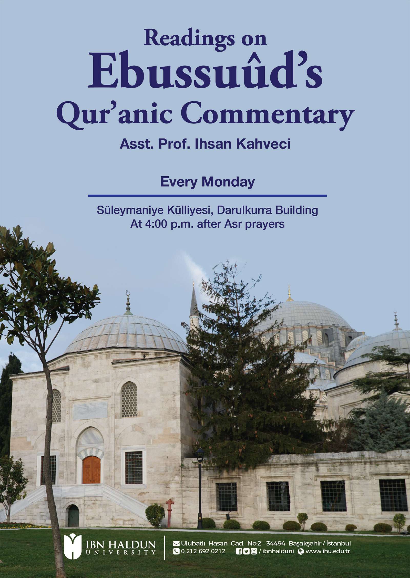 Readings on Ebussuud’s Qur’anic Commentary