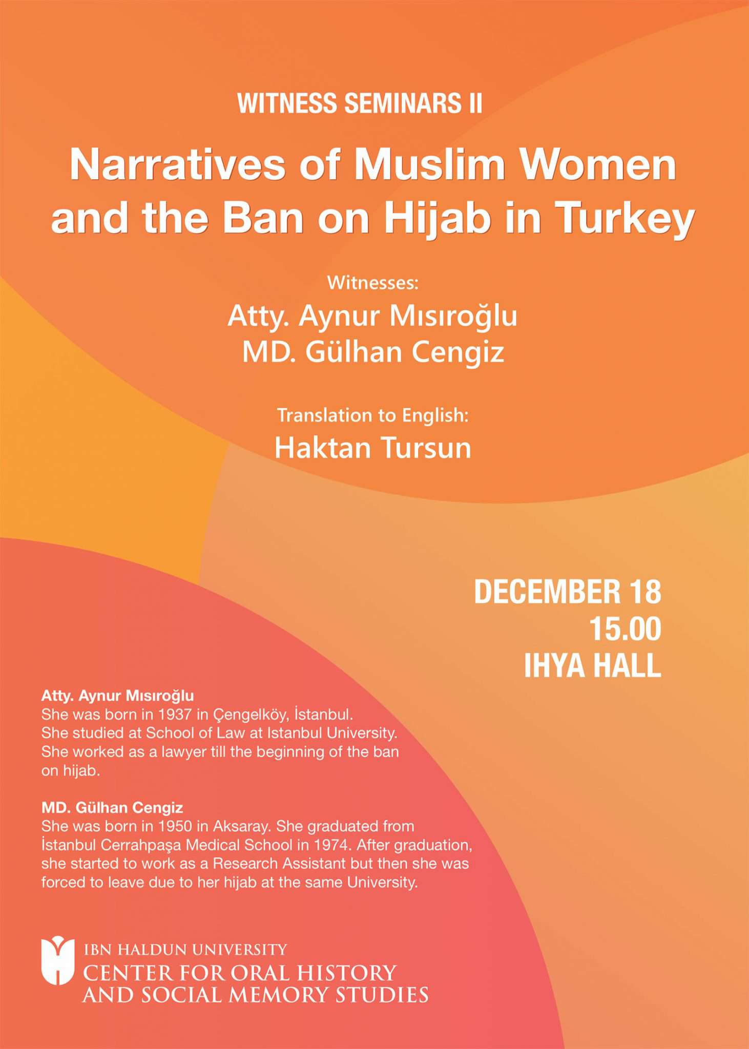 Narratives of Muslim Women and the Ban on Hijab in Turkey