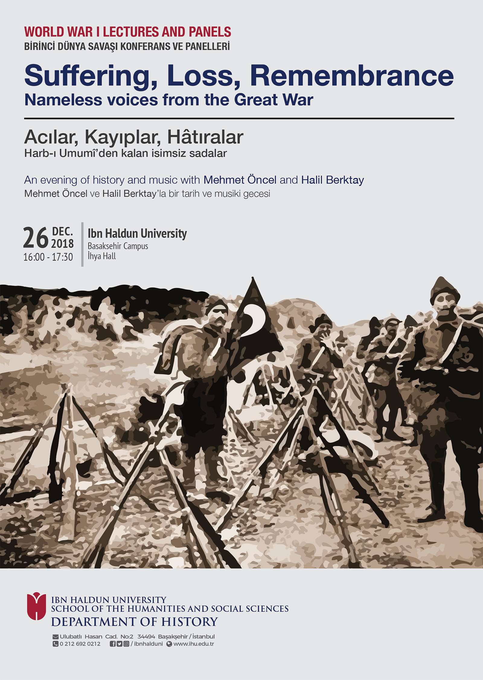 Suffering, Loss, Remembrance Nameless voices from the Great War