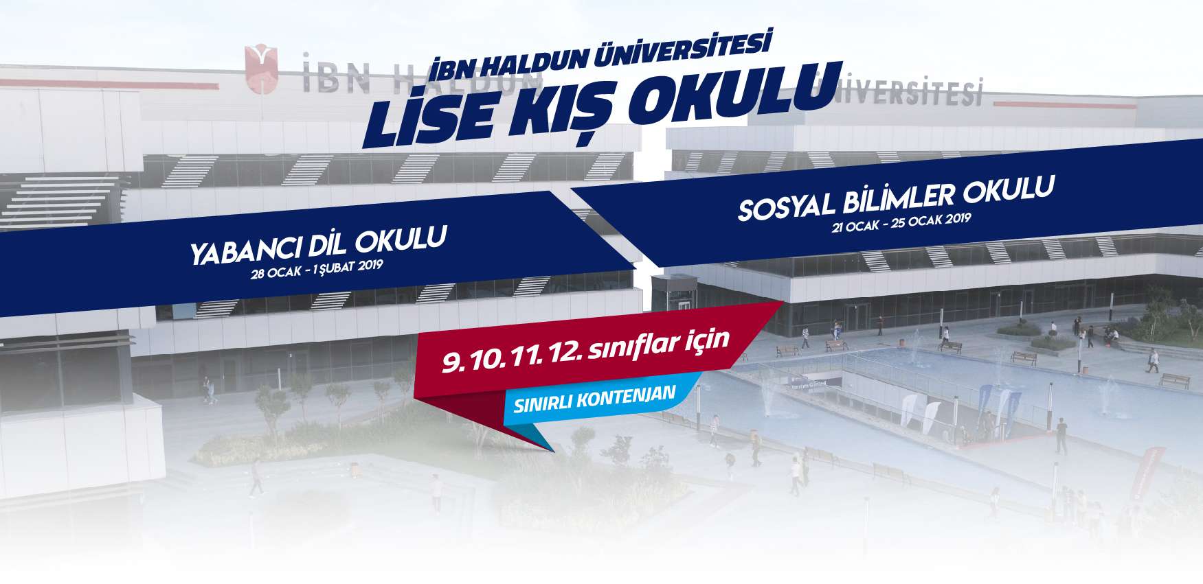 İbn Haldun Üniversitesi Lise Kış Okulu Başvuruları Başladı