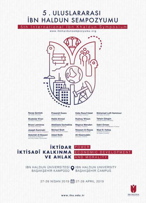 5. Ibn Haldun Sempozyumu/5th International Ibn Khaldun Symposium