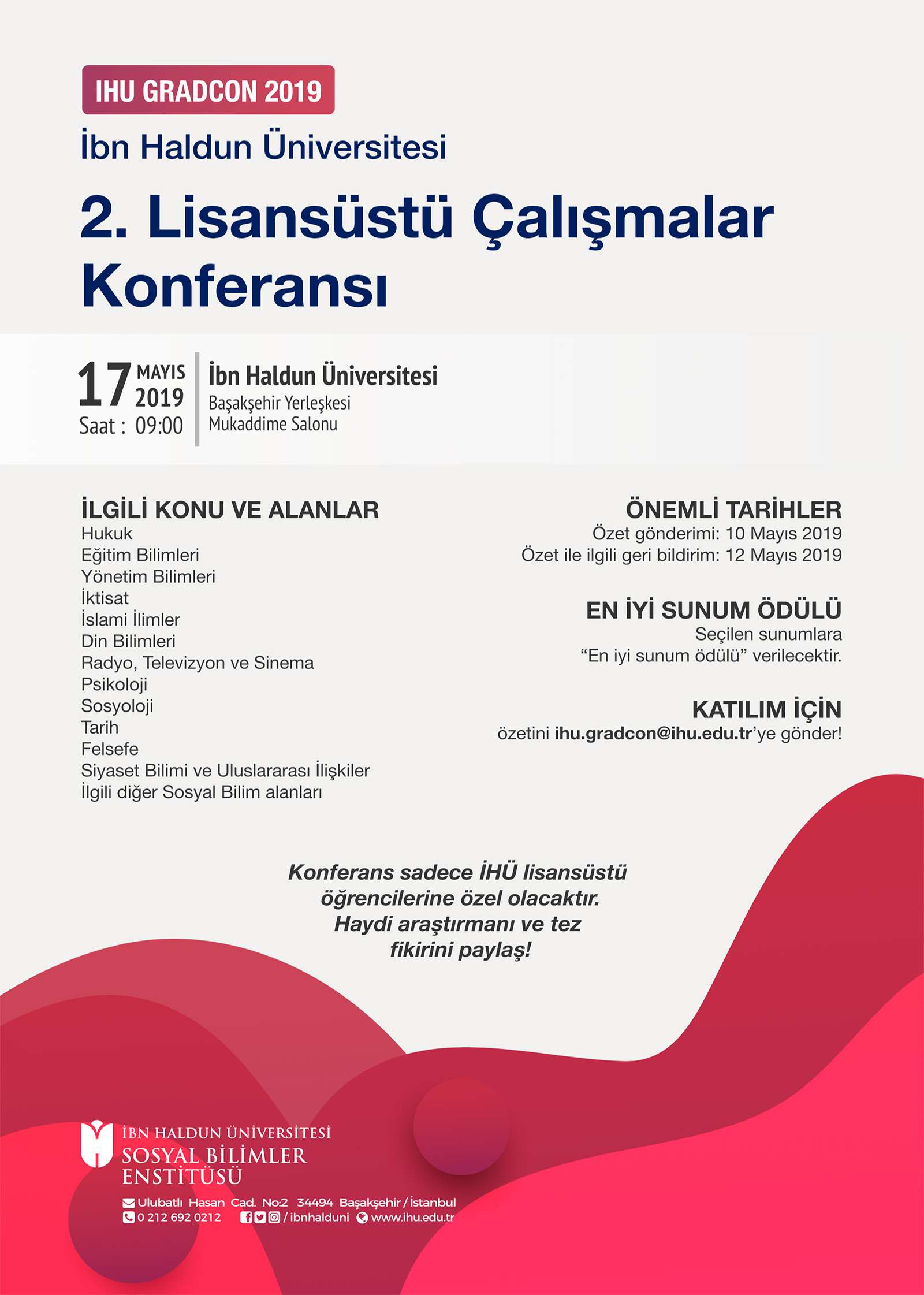 2. Lisansüstü Çalışmalar Konferansı