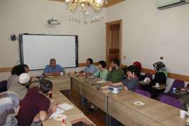 İHÜ Yaz Okulu programlarından kareler - Mehmet İpşirli ziyareti
