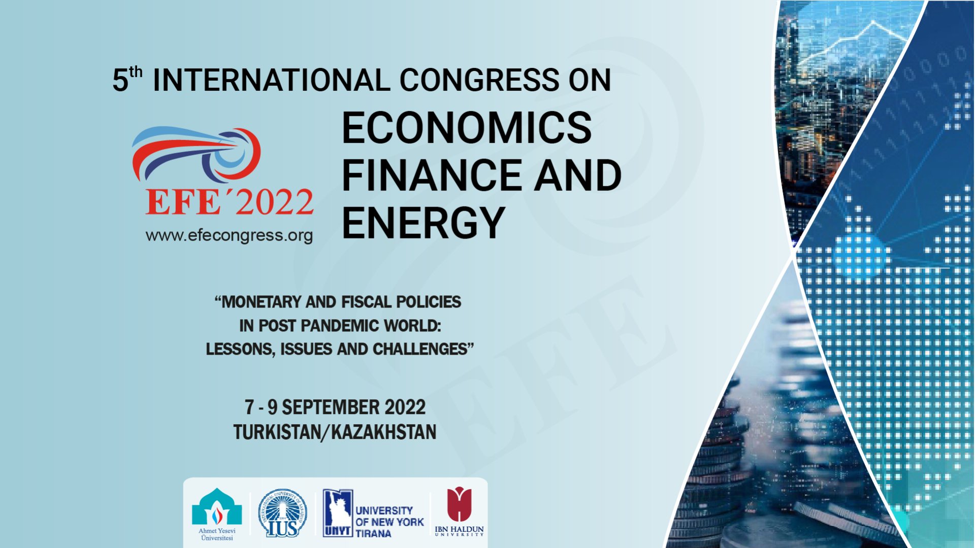 5th International Congress on Economics, Finance and Energy (Efe’2022)