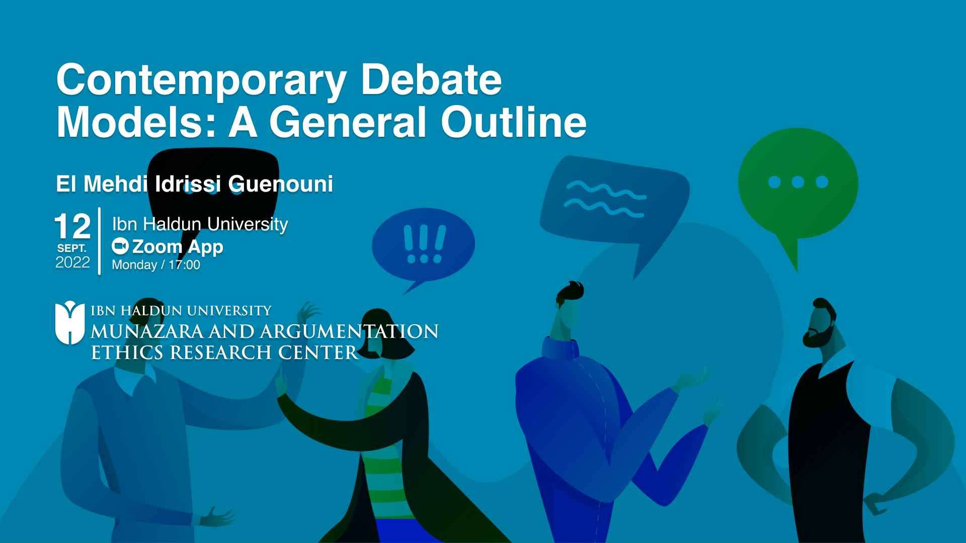 Contemporary Debate Models: A General Outline