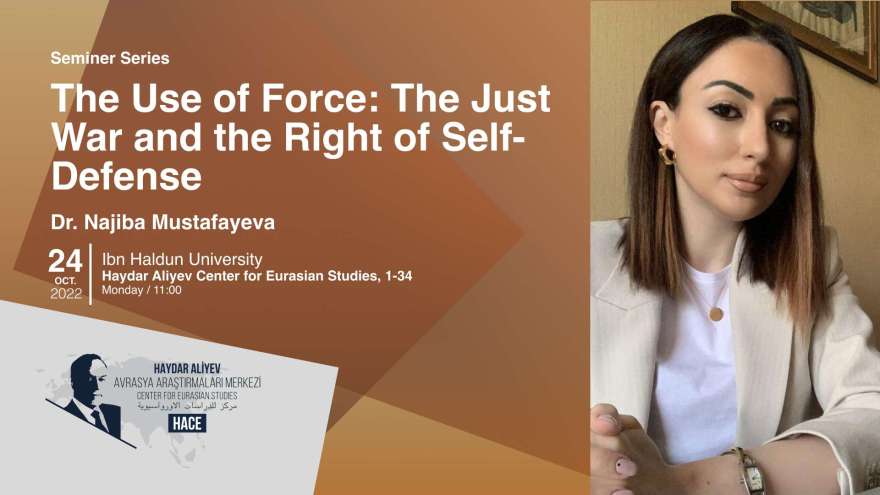 The Use of Force: The Just War and the Right of Self-Defense