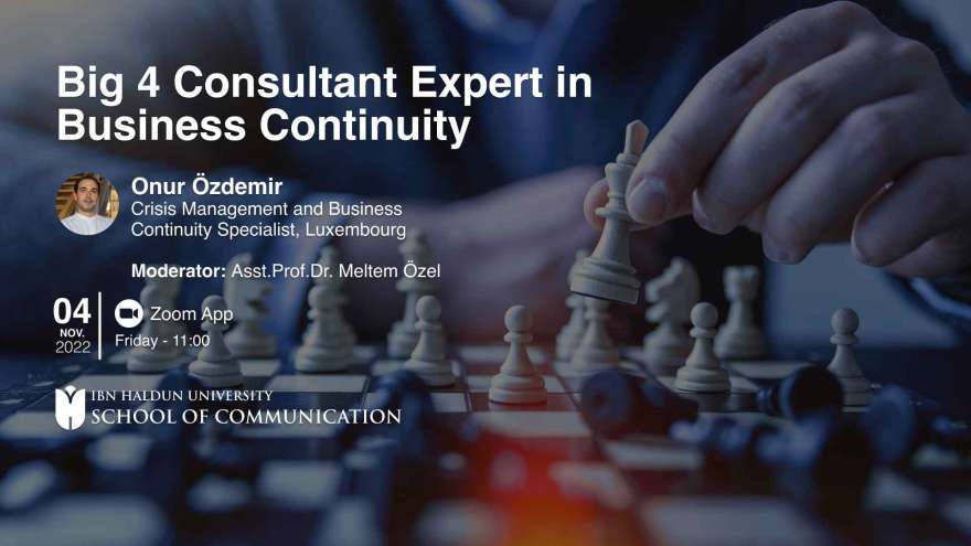 Big 4 Consultant Expert in Business Continuity