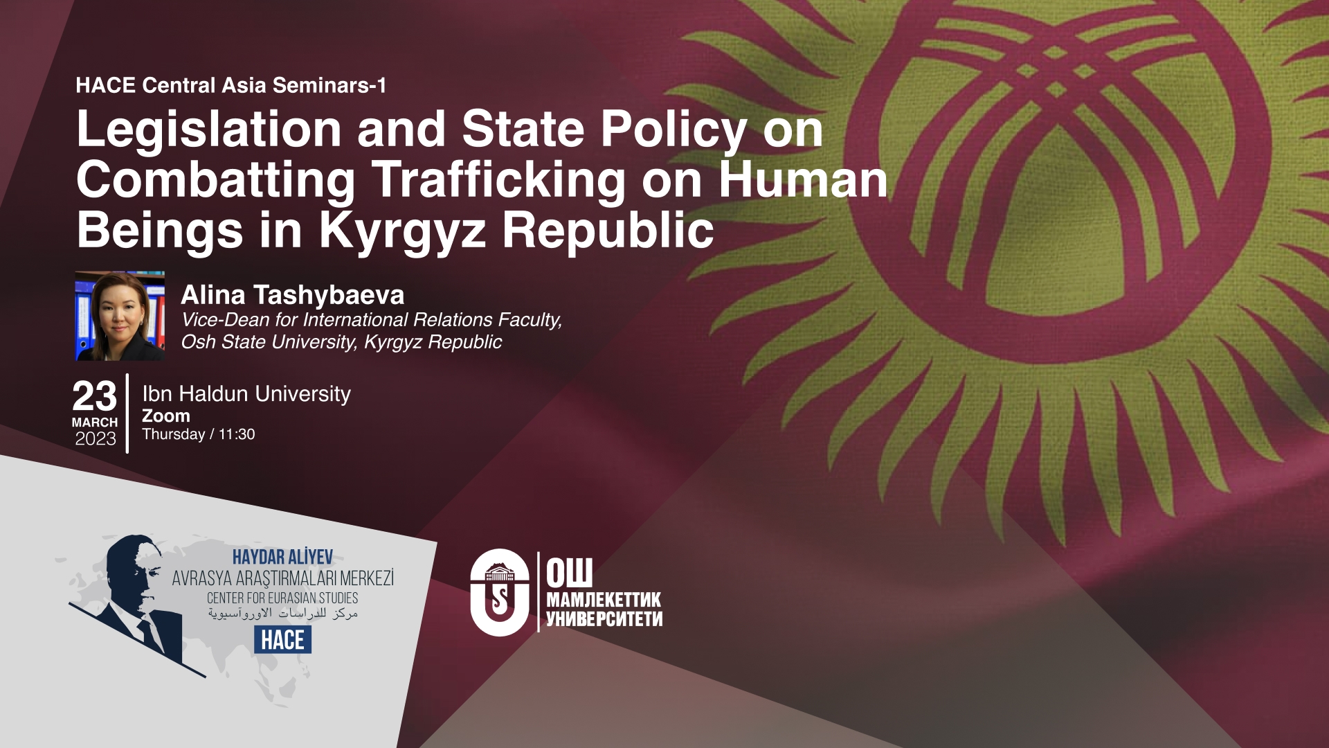 Legislation and State Policy on Combating Trafficking on Human Beings in Kyrgyz Republic 