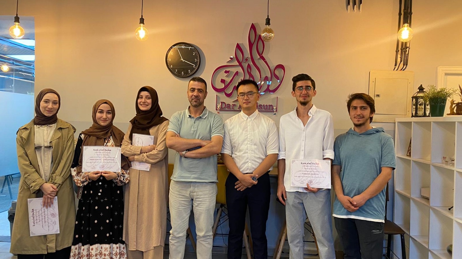 Our students completed their Arabic preparatory education in Jordan