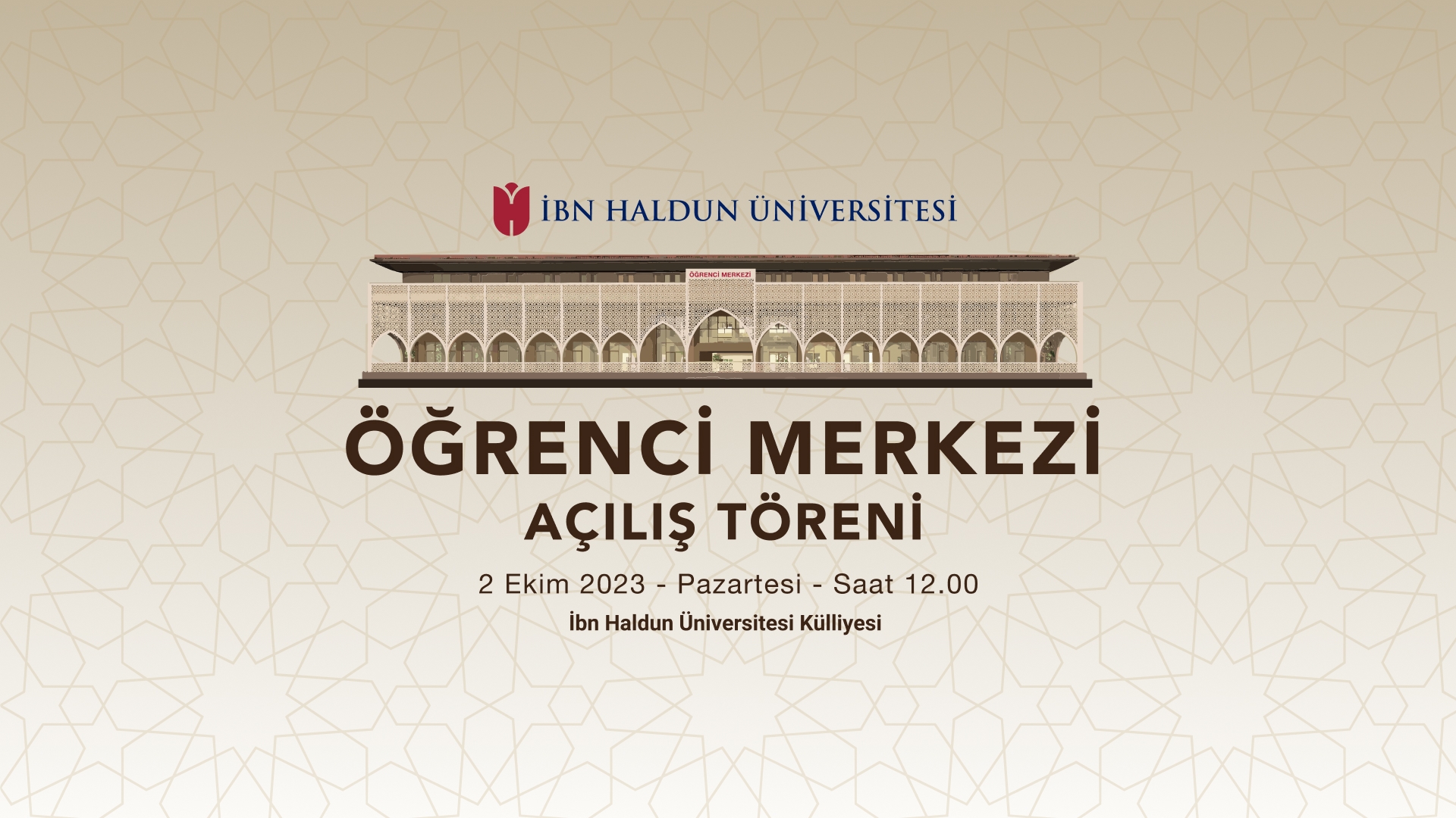 Öğrenci Merkezi Açılış Töreni