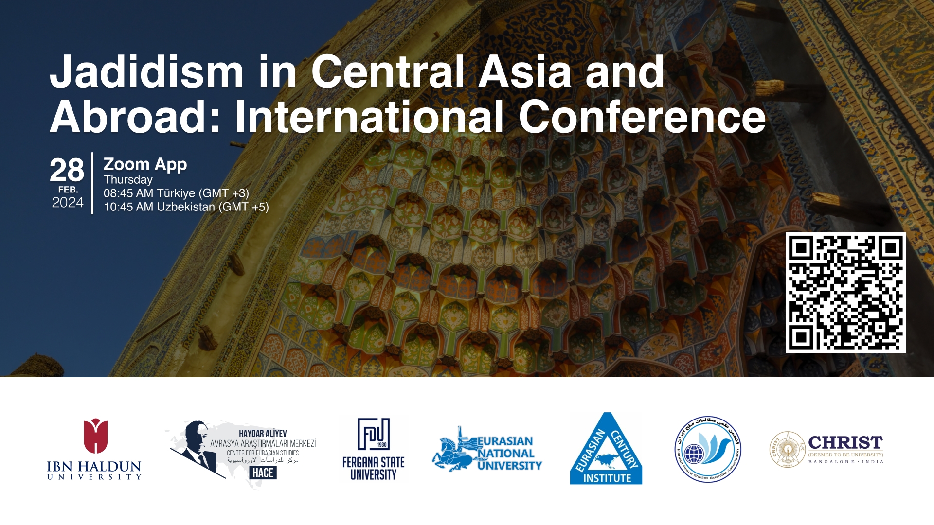 Jadidism in Central Asia and Beyond: International Conference