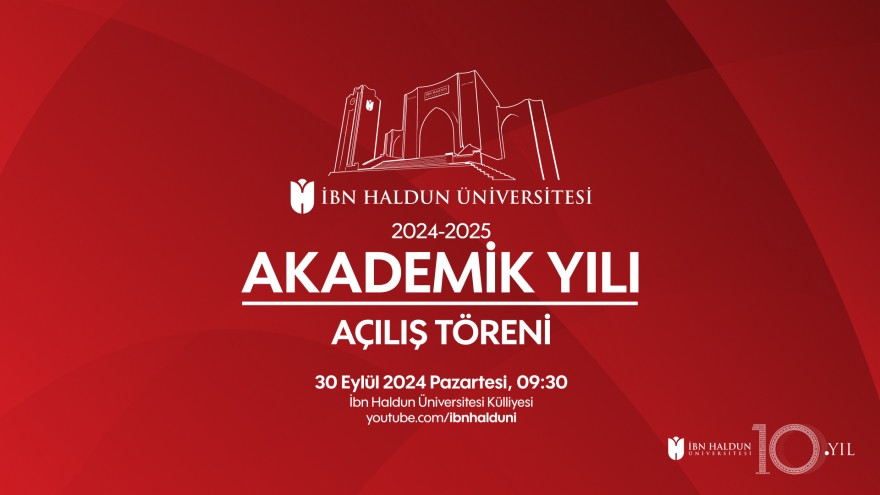 2024-2025 Akademik Yılı Açılış Töreni