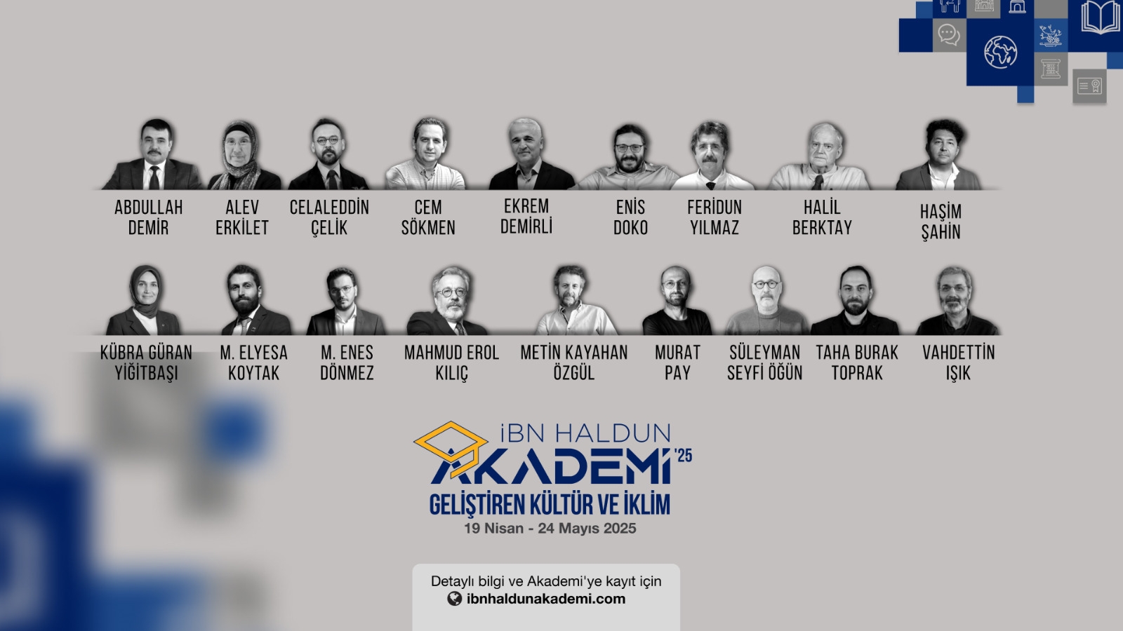 İbn Haldun Akademi Bu Yıl 'Kültürel İklim' Konusunu Masaya Yatıracak