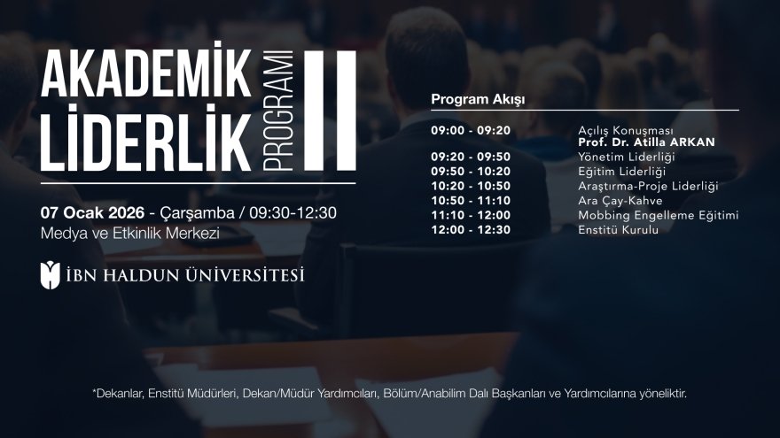 Akademik Liderlik Programı II