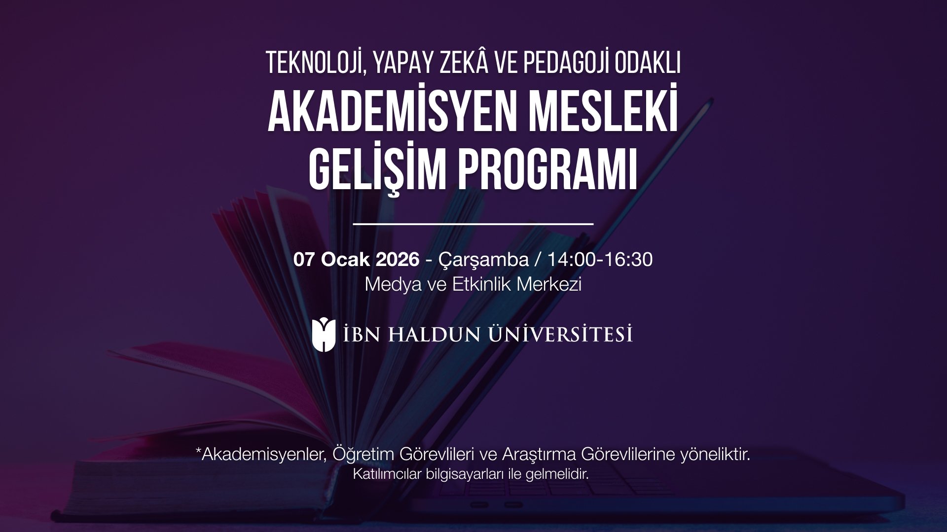 Technology, Artificial Intelligence, and Pedagogy–Focused Academic Professional Development Program