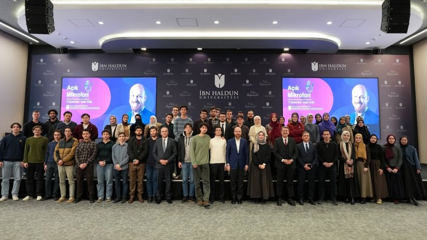 Our Deputy Chairman of the Board of Trustees, Necmeddin Bilal Erdoğan, Met with Students at the “Open Microphone” Event