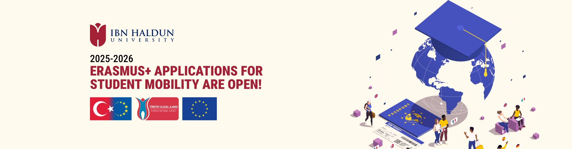 Application Calls for 2025-2026 Academic Year Erasmus+ Study and Internship Mobility
