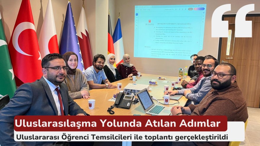 International Student Representatives and the International Office Held Their First Meeting