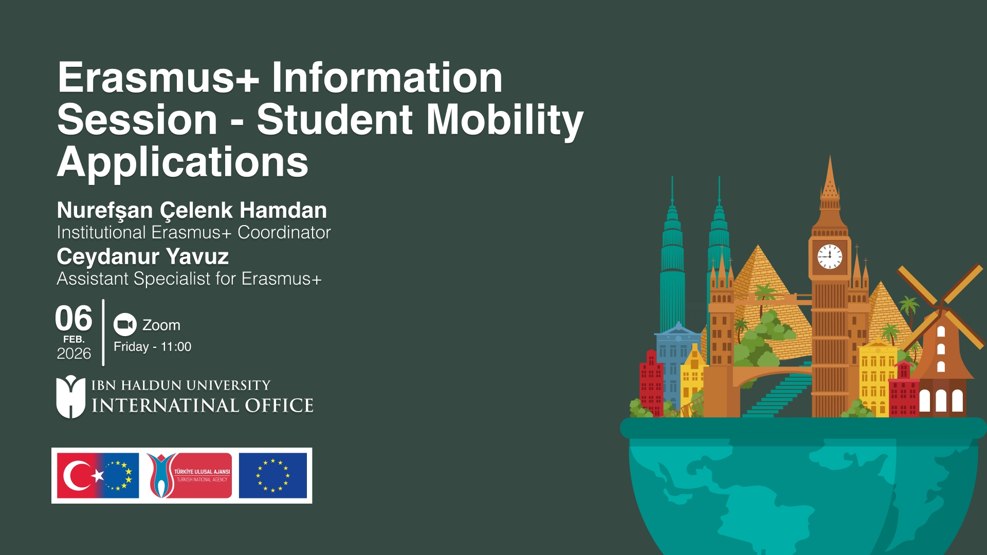 Erasmus+ Information Session for 2025-2026 Academic Year Spring Semester