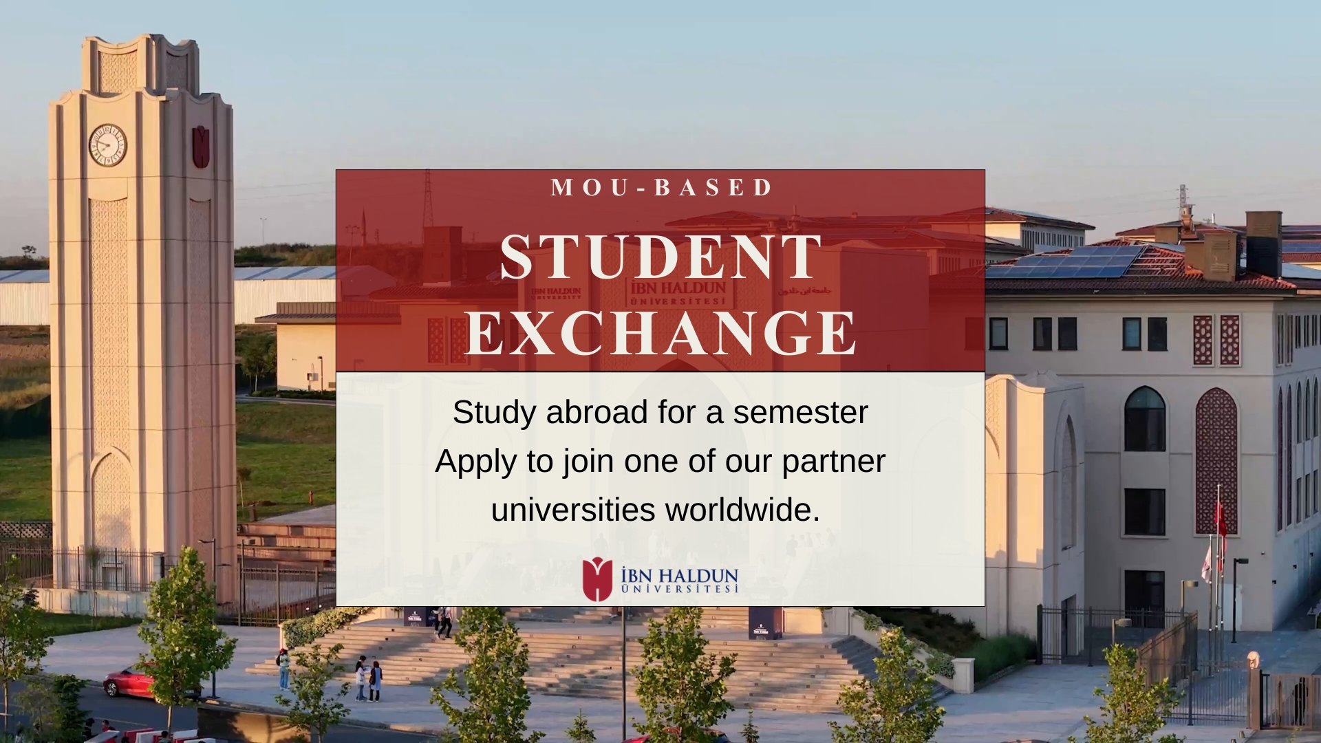 Applications for MoU-Based Exchange Program Started!