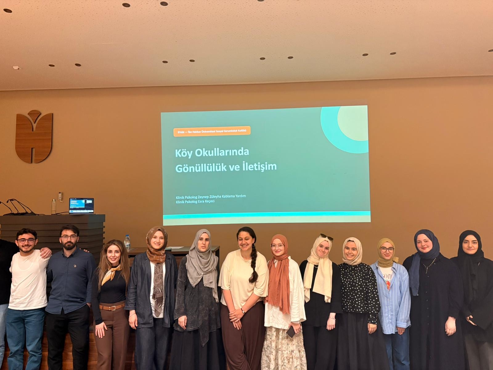 The “Volunteering and Communication in Village Schools Training” was held in collaboration with the IHU Social Responsibility Club. 